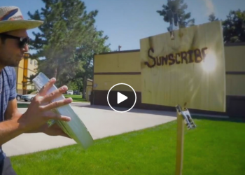 Imagens criadas com raios solares. Incrível!