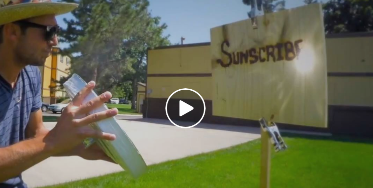 Imagens criadas com raios solares. Incrível!