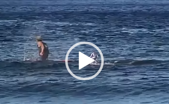 Como irritar um surfista.