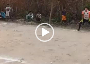 Quase mata o moleque com a bola de Futebol