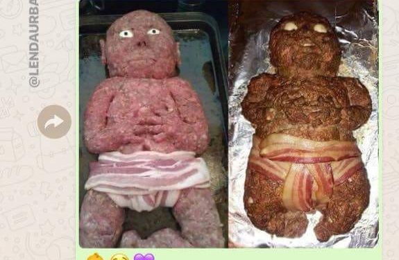 Encomenda de Bolo de Carne para chá de bebê.