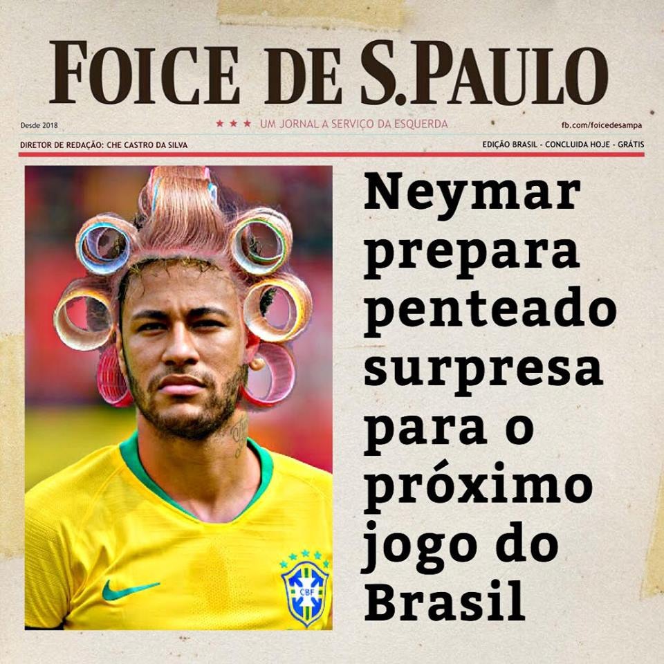 Neymar prepara penteado surpresa para o próximo jogo do Brasil