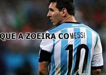 Que zoeira com o Messi