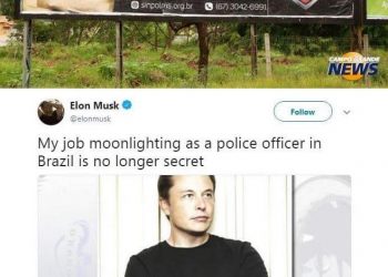 Elon Musk policial no Brasil?