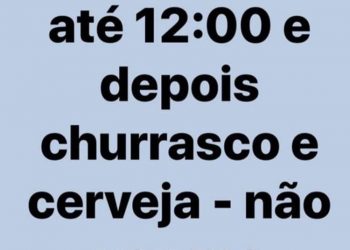 Terça-feira eu não quero nem saber, trabalho até 12:00 e depois churrasco e cerveja. Não vou me prejudicar pelos erros dos outros.