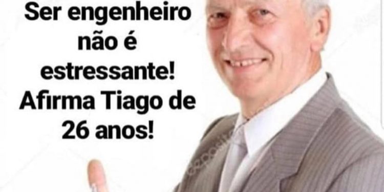 Ser engenheiro não é estressante. Afirma Tiago de 26 anos!