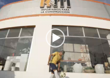 Neymar é zoado em propaganda de porcelanato brasileiro na Bolívia