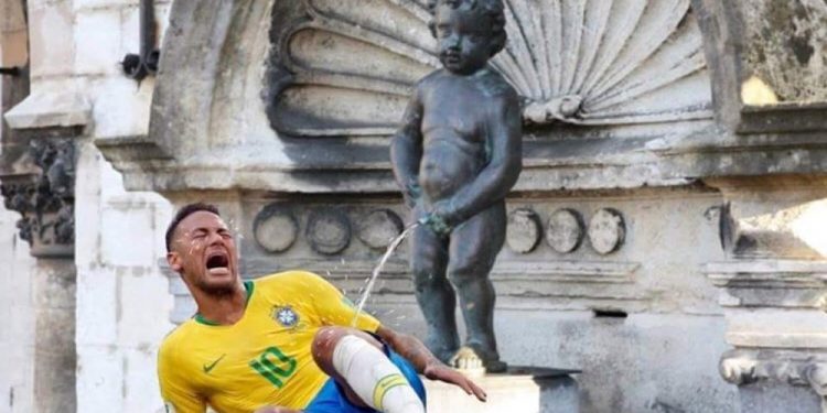 Prefeito de Bruxelas zoa Neymar com montagem em rede social