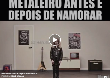 Metaleiro antes e depois de namorar