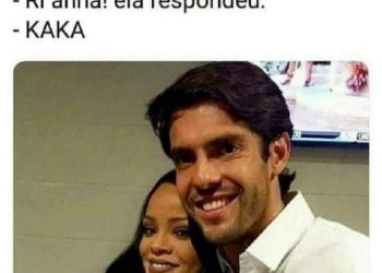 Kaká encontrou a Rihanna e disse: