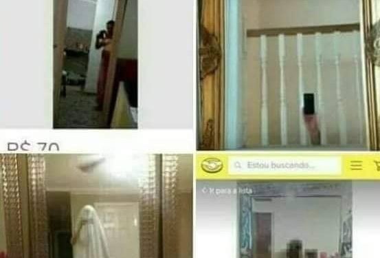 passa tempo é ver anuncios de espelhos