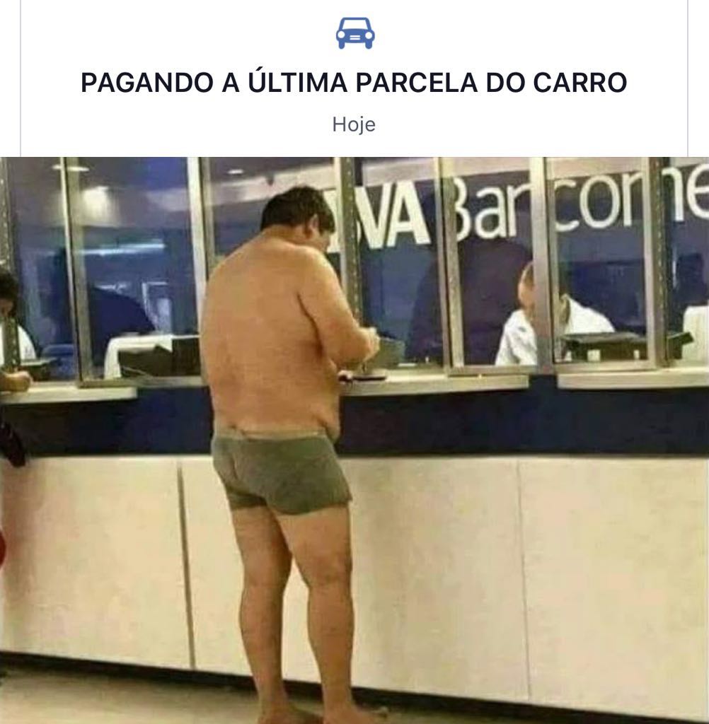 Pagando ultima parcela do carro