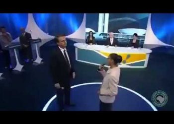 Jair Bolsonaro e Marina Silva cantando Águas de Março