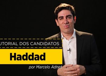 Marcelo Adnet imitando Haddad