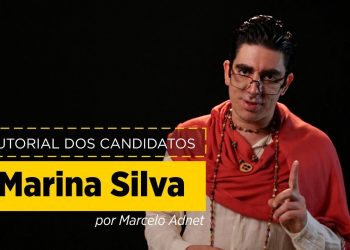 Marcelo Adnet imitando Marina Silva