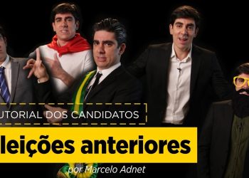 Marcelo Adnet imitando Temer, Collor, Brizola, Crivella, Enéas e Vargas