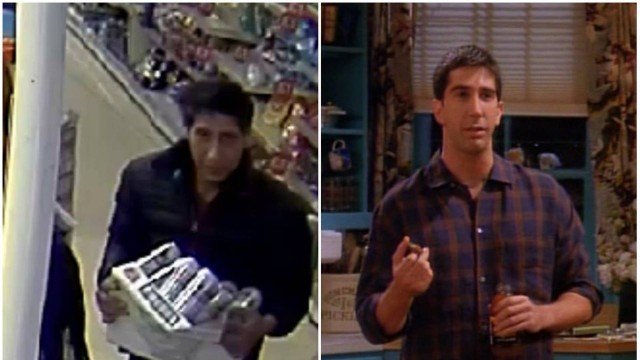 Fãs da série 'Friends' apontam semelhança entre suspeito de roubo na Inglaterra com o ator