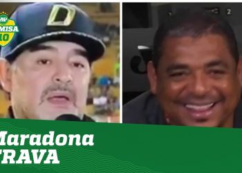 Maradona TRAVA em entrevista, e Vampeta NÃO SE AGUENTA!