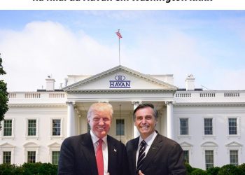 Encontro de Trump com Bolsonaro na Havan