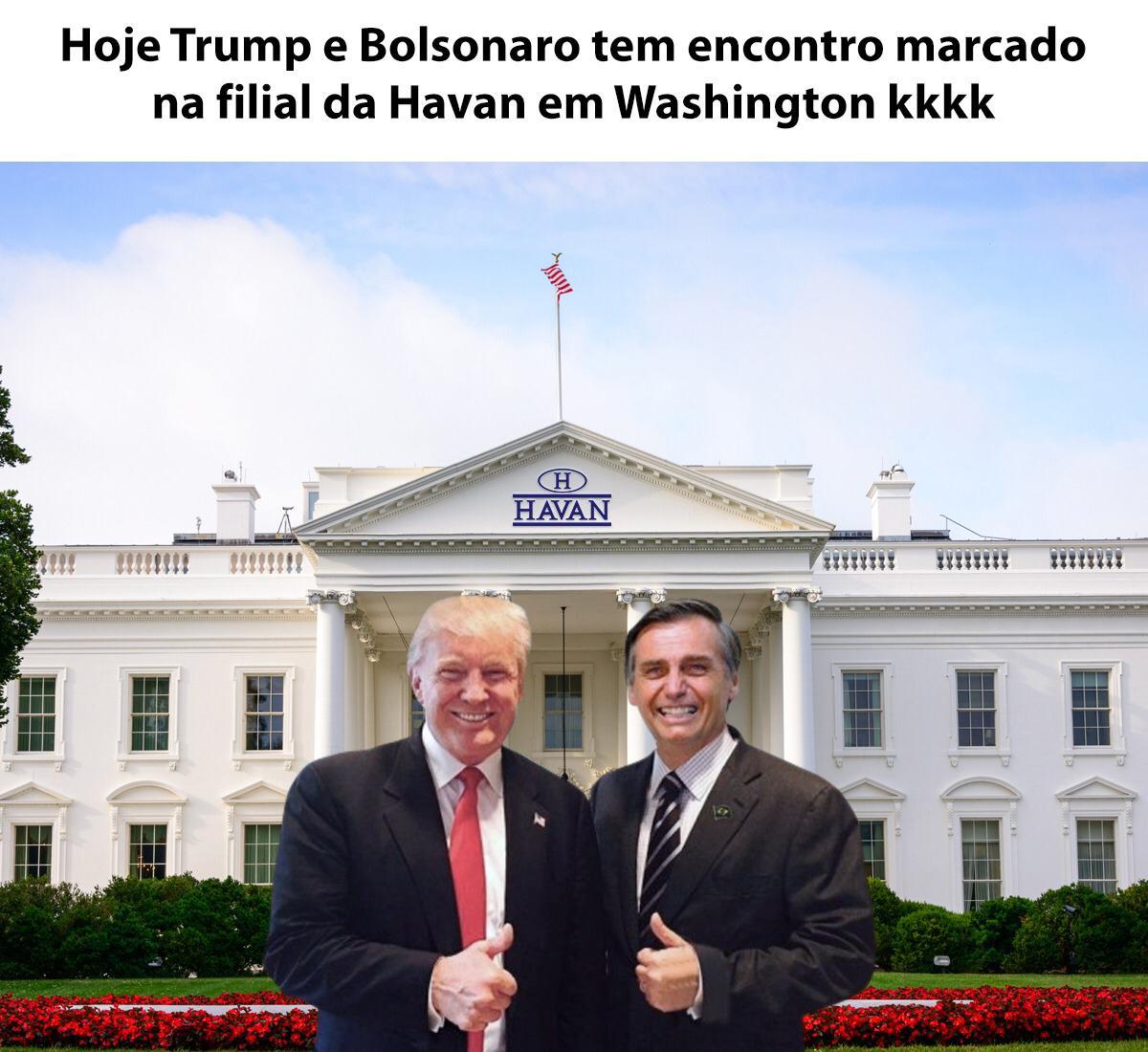 Encontro de Trump com Bolsonaro na Havan 