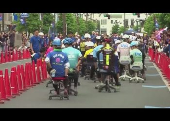 Corrida de cadeiras de escritório –