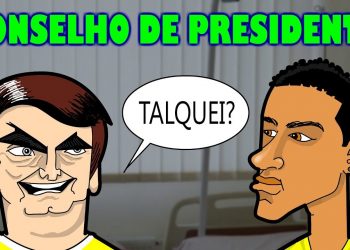 NEYMAR recebe dicas do PRESIDENTE BOLSONARO