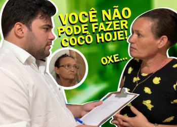 Pegadinha do Cocô dia sim e dia não. Fiscal de Fezes.