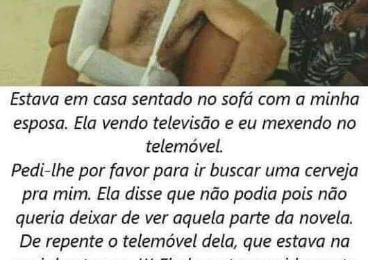 Mulher recusa pegar cerveja e ainda bate em marido